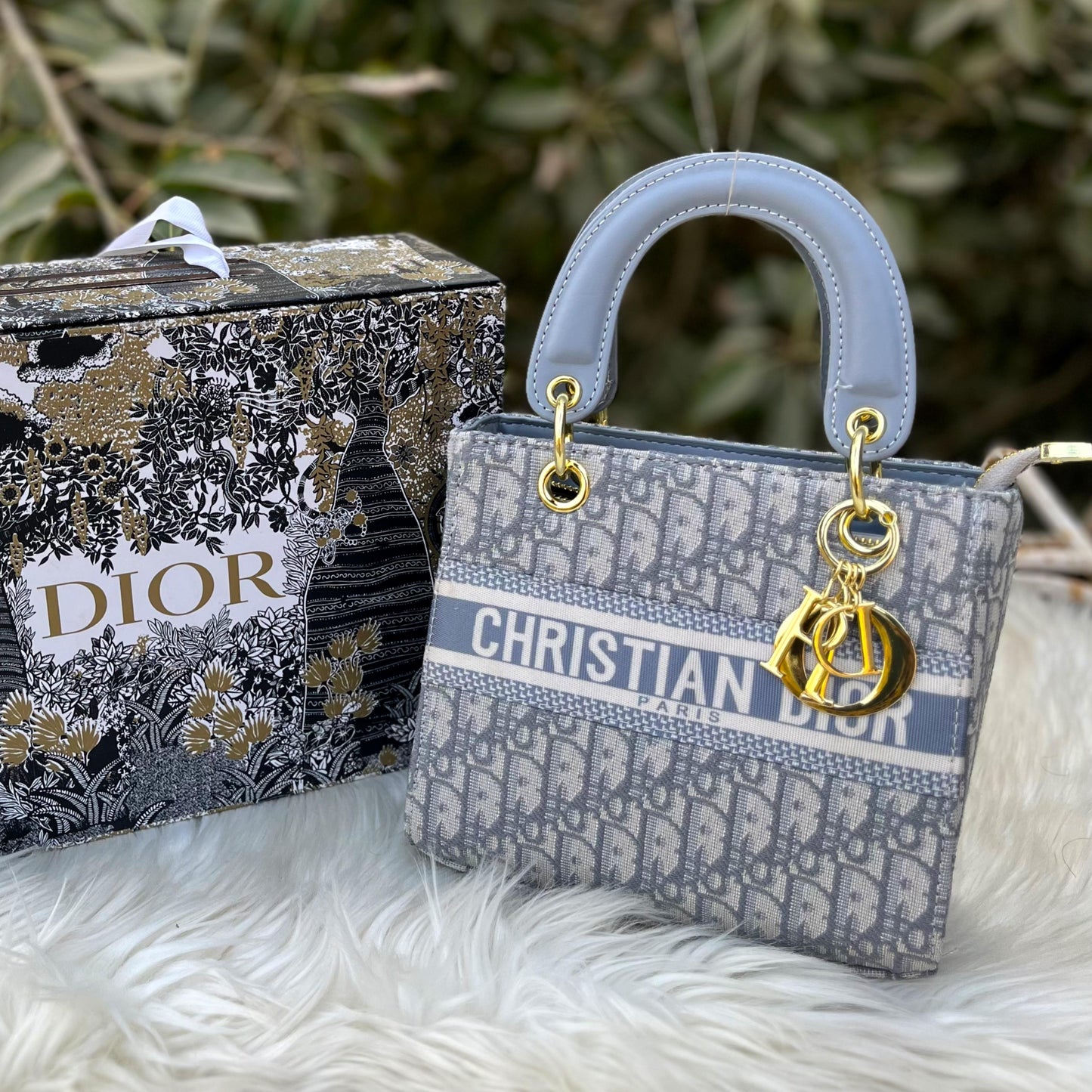 Christian Dior Luxury Keychain Handbag