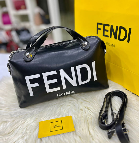 Fendi Roma Hand bag ( Black )