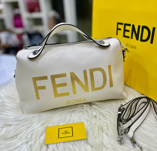 Fendi Roma Hand bag ( White )