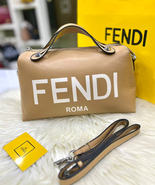 Fendi Roma Hand bag ( Beige )