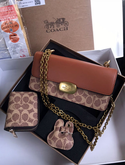 Coach Eliza Premium Crossbody Sling Bag with Gift Box