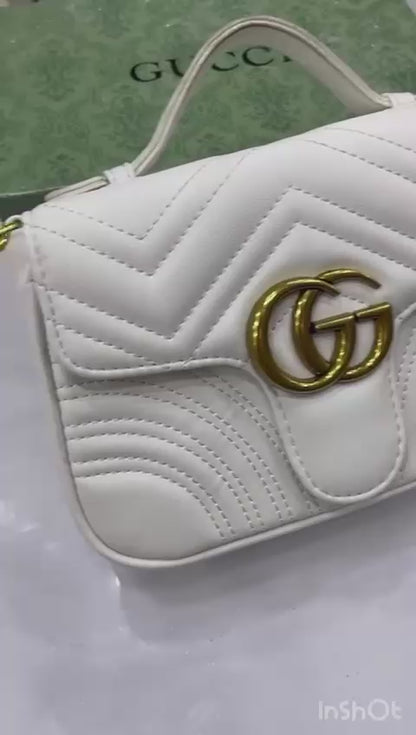 Gucci GG Marmont Mini Top Handle Bag