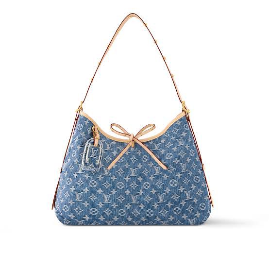 Louis Vuitton Carry All MM Denim Bag