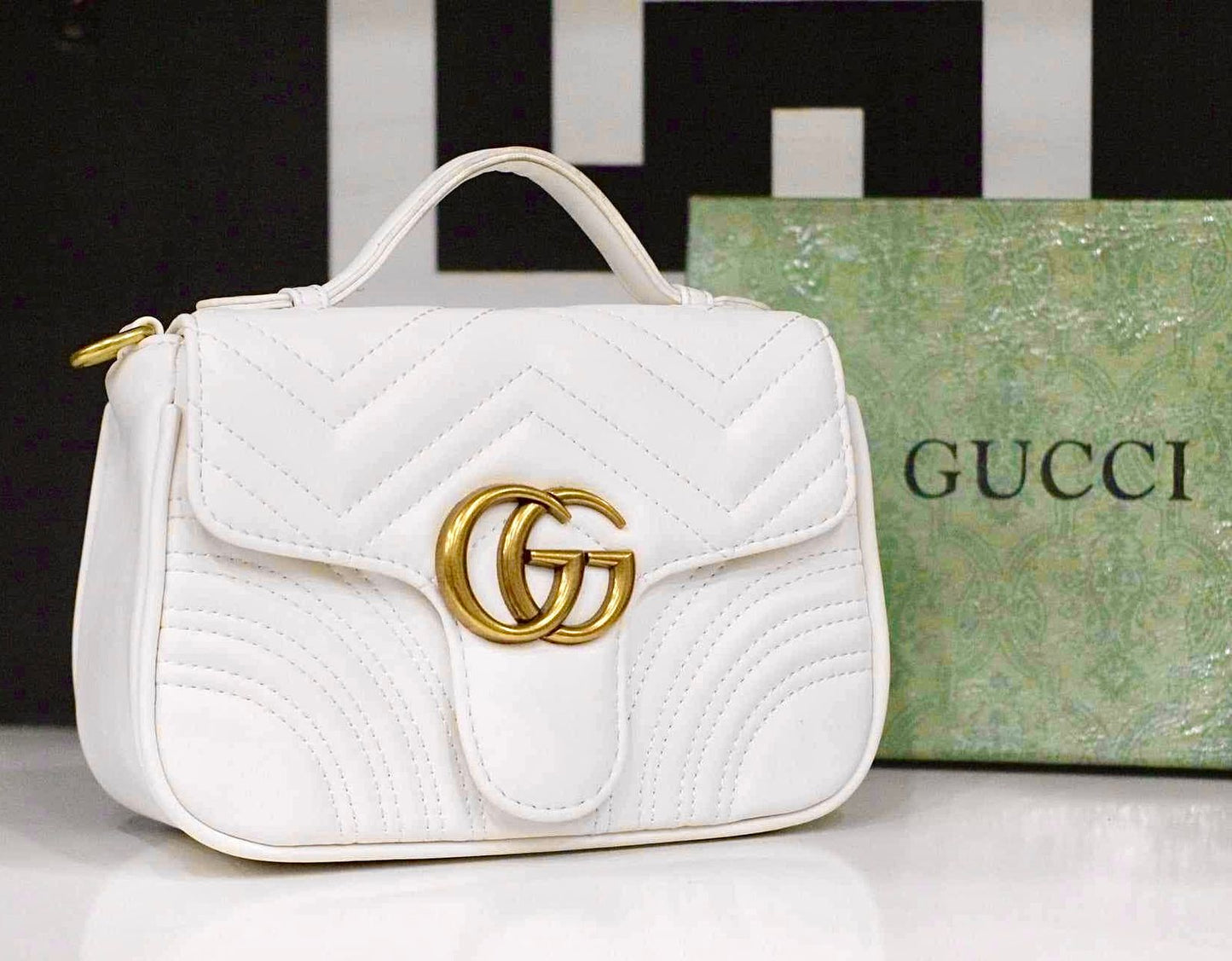 Gucci GG Marmont Mini Top Handle Bag