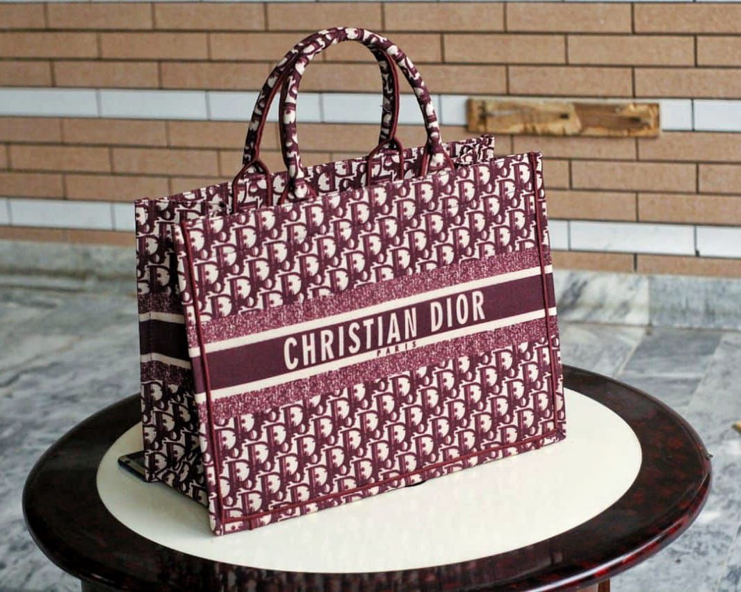 Christian Dior Luxury Tote Book Bag