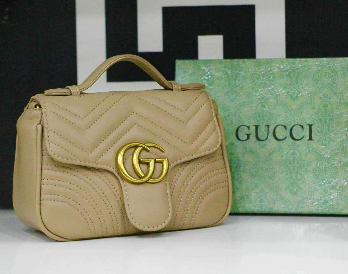 Gucci GG Marmont Mini Top Handle Bag